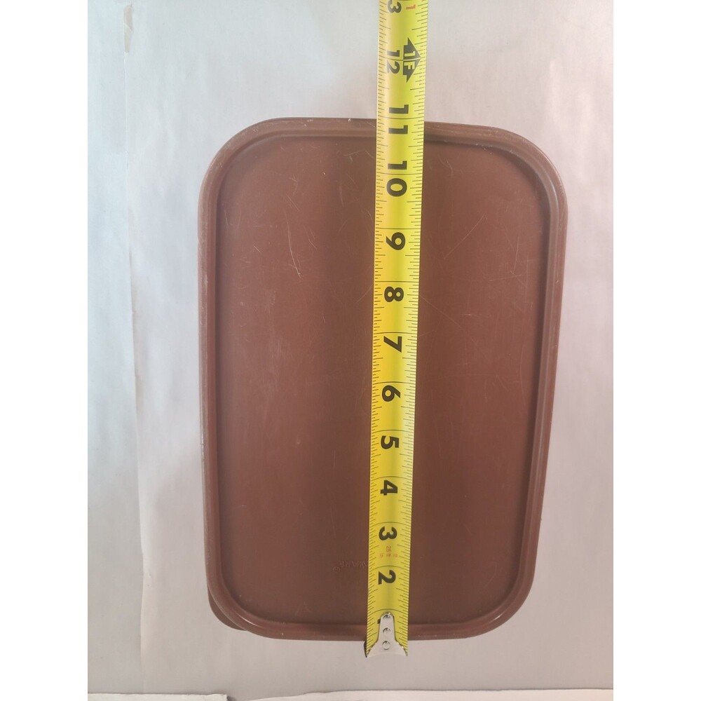 VTG Tupperware Modular Mates Rectangle Storage Container 8.5 Cup 1608-3 Brown - Picture 4 of 8